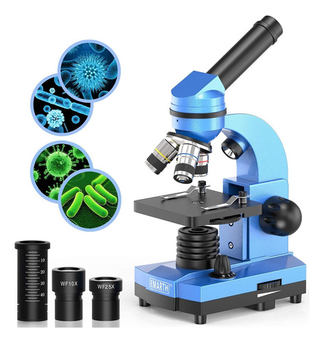 Microscopio Para Niños 40x- 1000x Led 6 Filtros 52 Piezas
