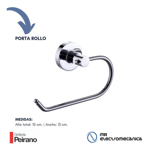 Juego De Baño Completo Peirano Linea 12000 Kit 5 Piezas