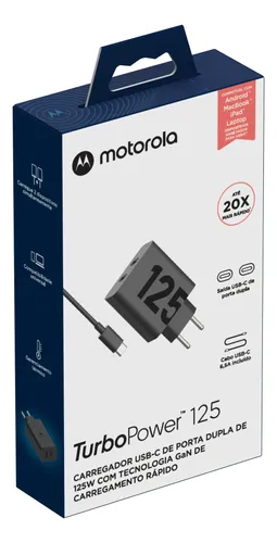 Carregador Motorola Moto Edge 50 Ultra Turbo Power 125w | MercadoLivre