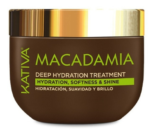 Kativa Macadamia Máscara Hidratante Cabello Seco X 250ml