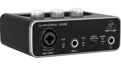 Behringer Um2 2x2 Xenyx Pre Amps Interfaz De Audio - Oddity