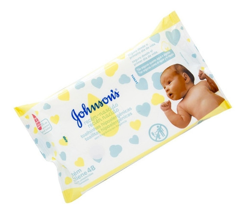 Johnson's Baby X3 Toallitas Húmedas Bebes Recién Nacidos 48u