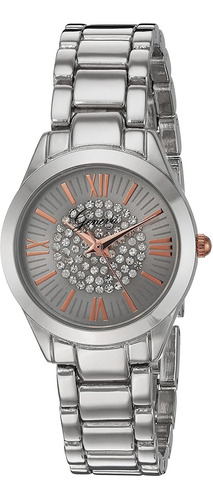 Reloj Mujer Geneva Gv/1005svr Cuarzo Pulso Plateado Just Wat