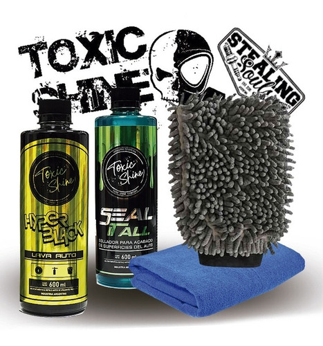 Toxic Shine | Kit Combo Lavado | Básico #34 | Shampoo + Cera