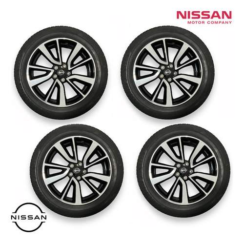 Juego 4 Rines 19 C/ Llantas Nissan X-trail 2018 Al 2022 Orig (Usado)
