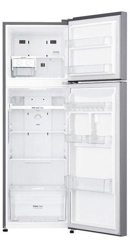 Heladera inverter auto defrost LG Top Freezer GT29WPPDC platinum silver con freezer 254L 127V