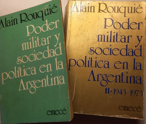 Poder Militar Y Sociedad Política En La Argentina 2 Tomos (Usado)