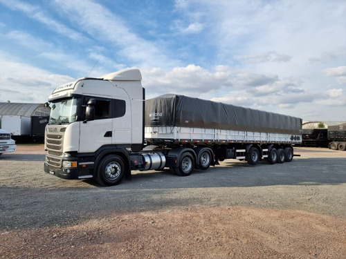 Imagem 2 de 16 de Scania R440 Highline 6x2 2018 + Graneleira 4º Eixo Facchini