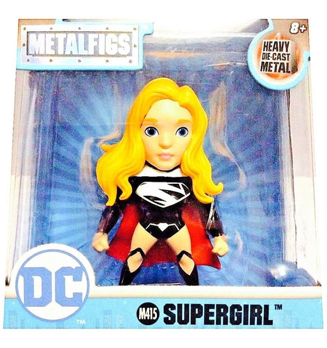 Metal Figs Liga Justicia Dc Super Girl Bat Cat Woman Harley 