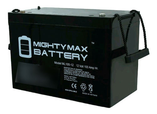 Bateria Mightymax  Agm 12 Voltios 100 Amp/hora