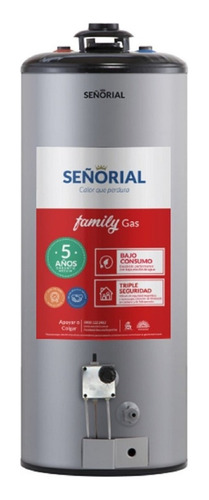 Termotanque Señorial Family 85 Lts Mg Pie/ Colgar 4.6 Kl