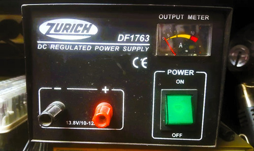 Fuente Reg Radiocomunicaciones Zurich Df-1763 13.8v 10-12amp