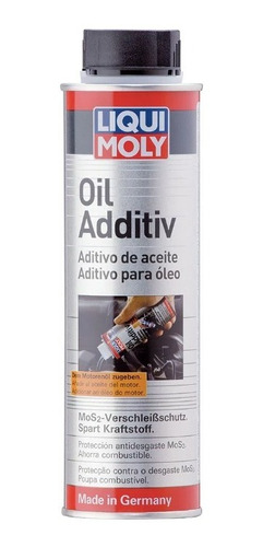 Aditivo Antifriccionante Oil Additiv Liqui Moly 300ml Mos2