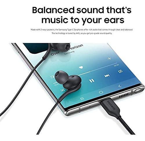Audifonos Urbanx Oem Usb C Para Galaxy S10 Lite -negro Color negro