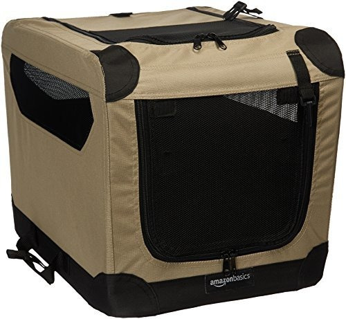 Amazonbasics Portátil Plegable Perro Suave Caja De Viaje De 