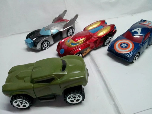 Juguete Didáctico Niños Colección De Carros Avengers X 12und 