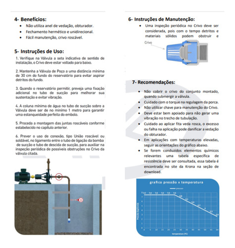 Kit 20 - Válvula Retenção De Poço Roscável 2