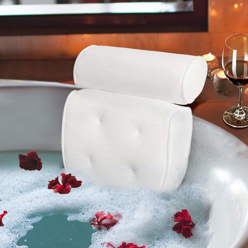 Almohada De Baño Para Bañera De Spa, Para Cabeza, Cuello