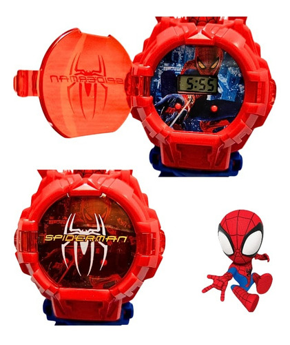Reloj Infantil Digital Interactivo Y/o Armable Para Niño Spider Man
