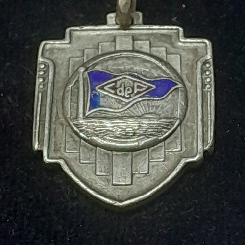 Medalla Antigua De Plata Club De Pescadores (Usado)