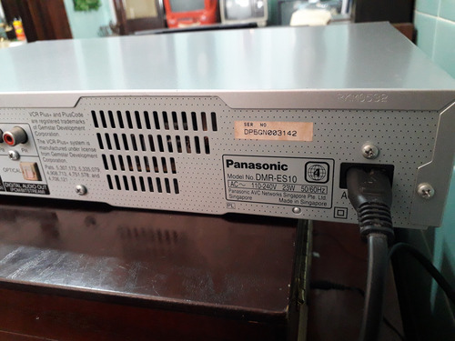 Gravador Dvd De Mesa. Panasonic Perfeito. Prateado (Usado)