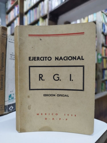 Libro. R. G. I. Ejército Nacional. 