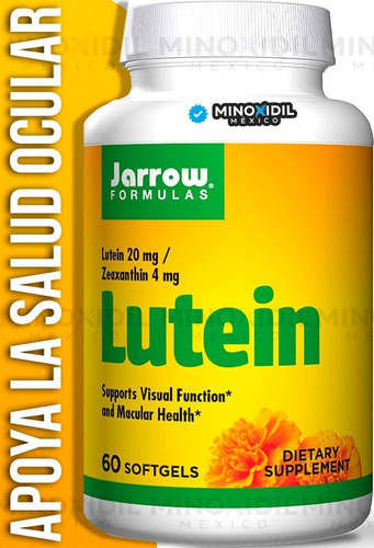 Jarrow Formulas Luteína 20 Mg 60 Softgels Sabor Sin Sabor