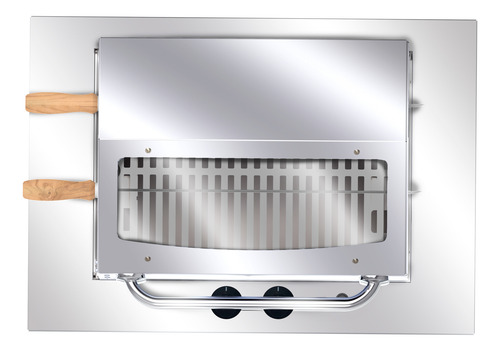 Churrasqueira Elétrica De Embutir Em Bancada - 3400w - Inox