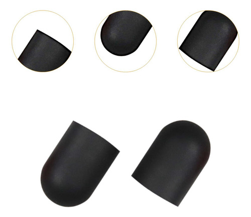 100 Peças Estiloses Caneta Pontas De Silicone De 3x5x7.2 Mm