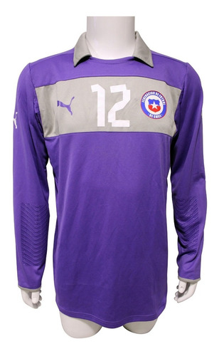 Camiseta Chile 2012/2014 Arquero Morado N°12 Sotomayor Puma