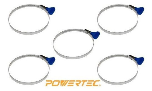 Powertec 70127 Abrazadera De Manguera Con Llave De 2,5 Pulga