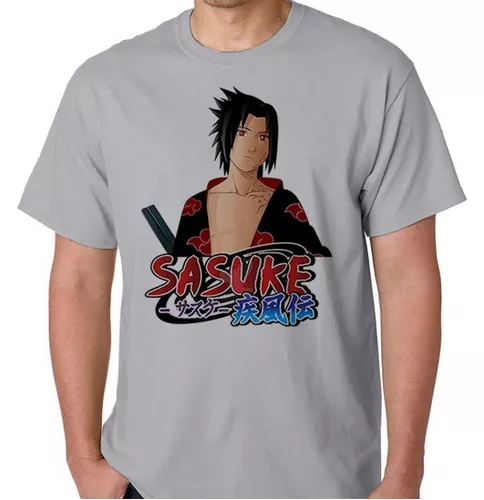 Camisa Sasuke Frete Gratis Anime Camiseta Jogo Blusa Desenho