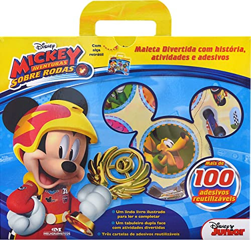 Libro Mickey Aventura Sobre Rodas - Maleta Divertida