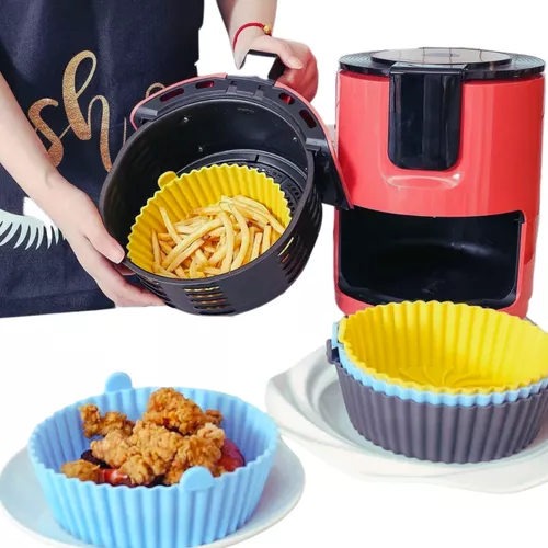 Forma Silicone Pra Fritadeira Air Fryer forno Micro-ondas Com Alça