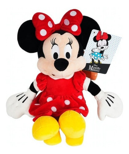 Bello Peluche Minnie Mouse 30 Cm, Licencia Disney
