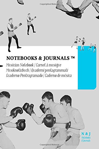 Cuaderno De Musica Notebooks & Journals Boxeo -coleccion Vin