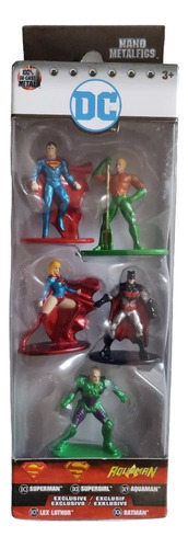 Dc Mini Figuras Metal De Colección 5 Pack Collectors Set