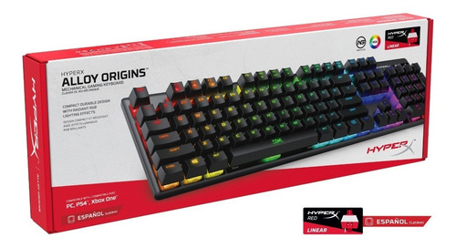 Imagen 6 de 8 de Teclado Hyperx Alloy Origins Rgb Mecánico