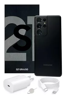 Samsung Galaxy S21 Ultra 5g 128 Gb Negro 12 Gb Ram Nuevo Abierto