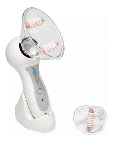 Dispositivo masajeador anticelulítico Celluless Vacuum de color blanco