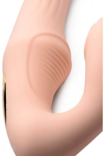 Vibrador Arnes Dildo e Vibrador Interno para Ela Pegging