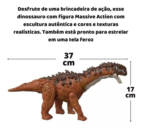 Comprar Jurassic World dinossauro Ampelosaurus grande ação de Mattel