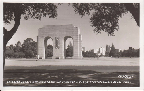 Brasil Postal Porto Alegre Monumento Forza Expedicionaria