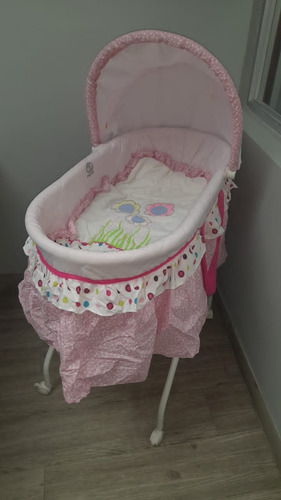 Imagen 2 de 4 de Moises Para Bebe/mini Cunas Rosadas Y Azul