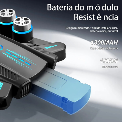 Genai Drone Profissional Ls-s4s Dual Camera Hd Motor Brushless Full 2 Bateria