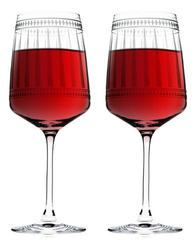 Caskata Juego De 2 Copas De Vino Tinto De Diseño Único | Jue