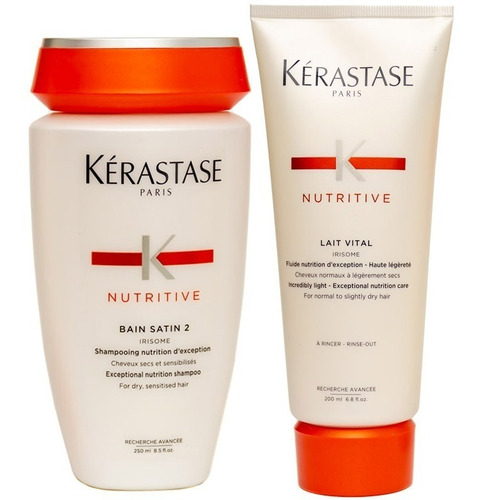 Kerastase Nutritive Kit Shampoo Satin 2 + Lait Vital +cuotas