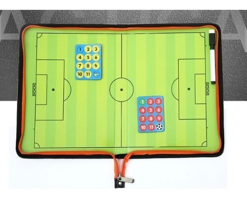 Imagen 4 de 6 de Tabla Táctica Plegable Con Cierre Magnética Para Fútbol
