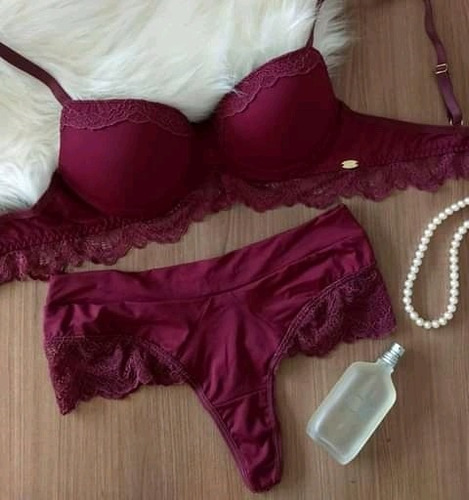 Lencería Conjunto De Ropa Interior Femenina Vino