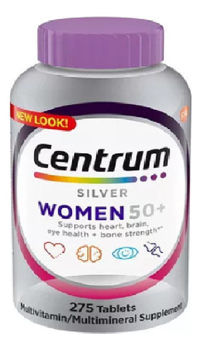 Centrum Silver Mujer 50+ 275tab